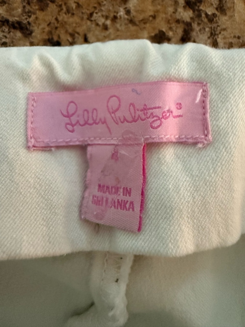 Lilly Pulitzer Worth Skinny Ankle Pants Resort White Side Zip Size 4 Preppy - Picture 3 of 8